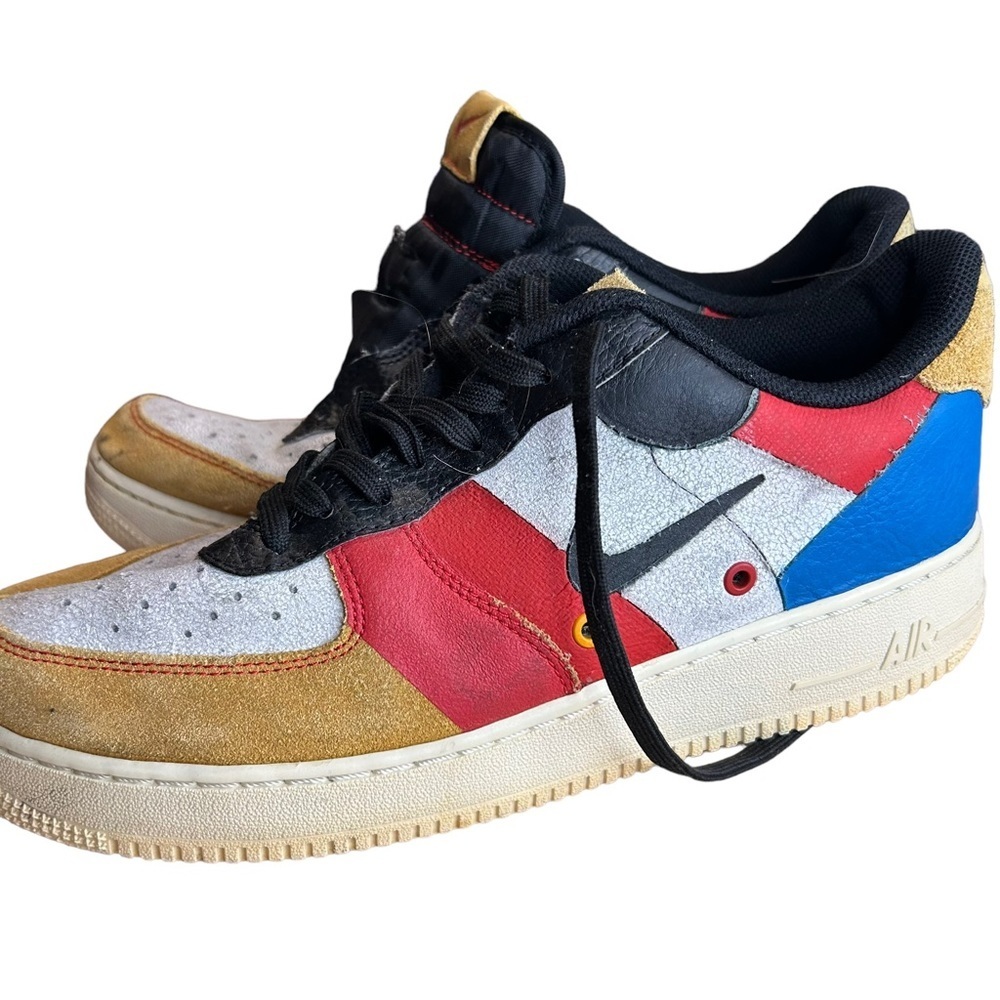 Nike Air Force 1 '07 PRM Multicolor Low Sneaker C10065-101 Mens - Picture 6 of 10